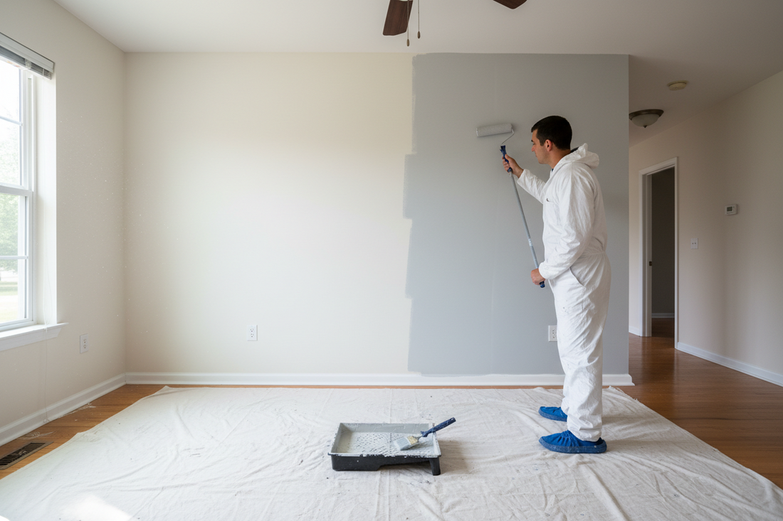 paintint wtih Benjamin Moore paint 